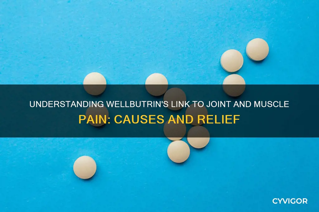 why does wellbutrin cause joint and muscle pain