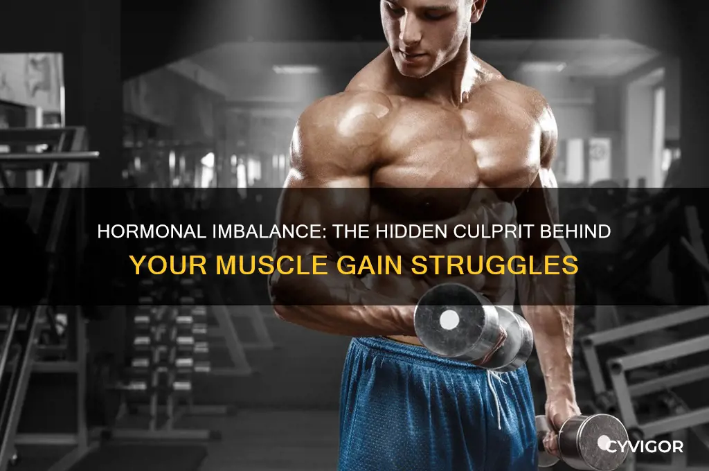 why hormones play a role in not gaining muscle mass