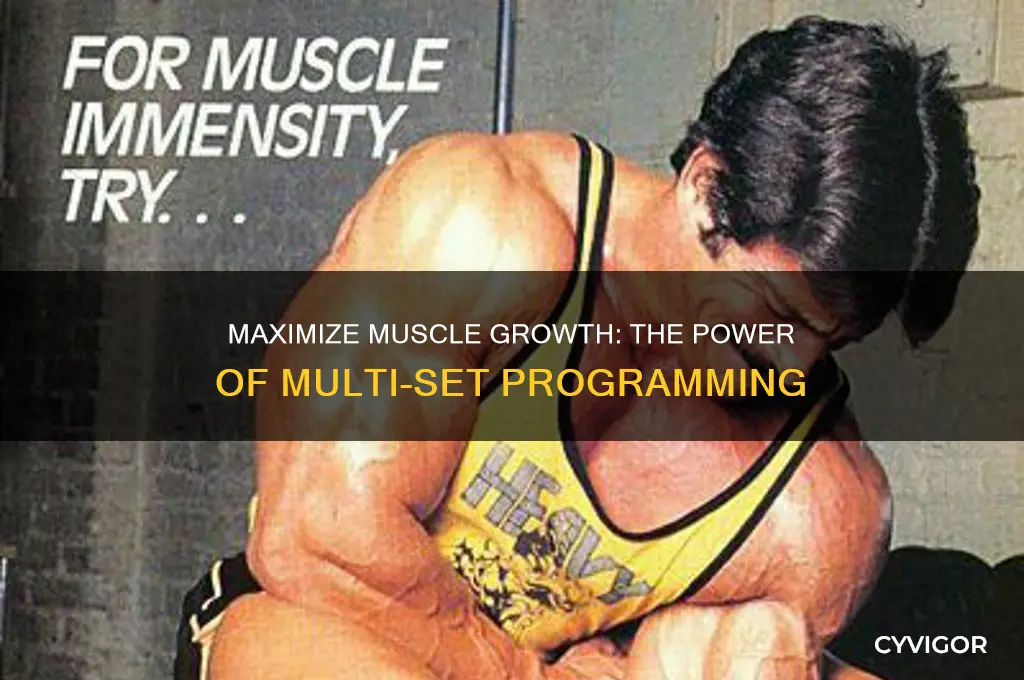 why is multi set programming best for muscle gain