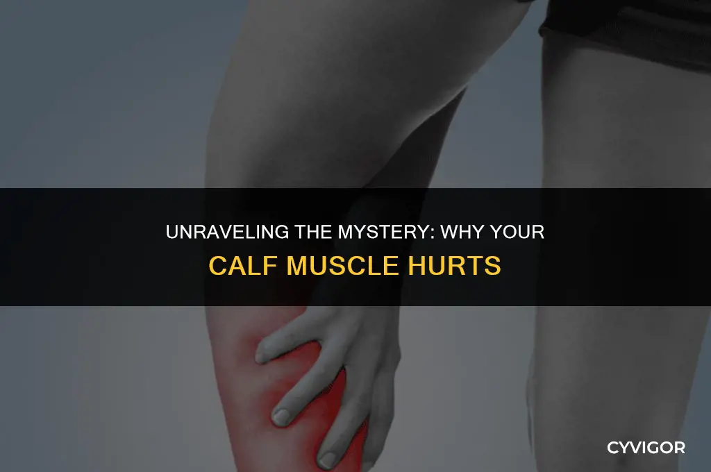 why is my calf muscle hurting
