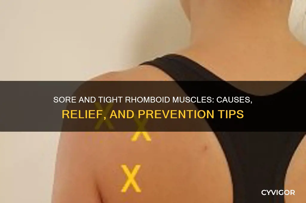 why is my rhigh muscles sore and hard