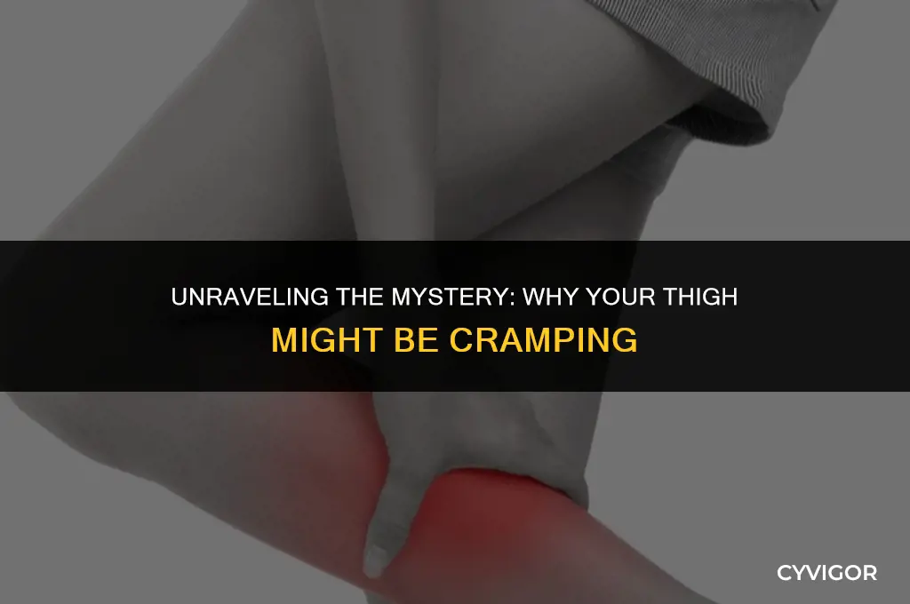 why is my thigh cramping