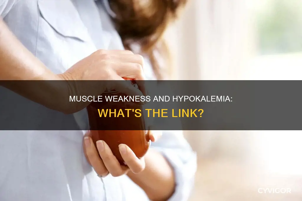 why muscle weakness in hypokalemia