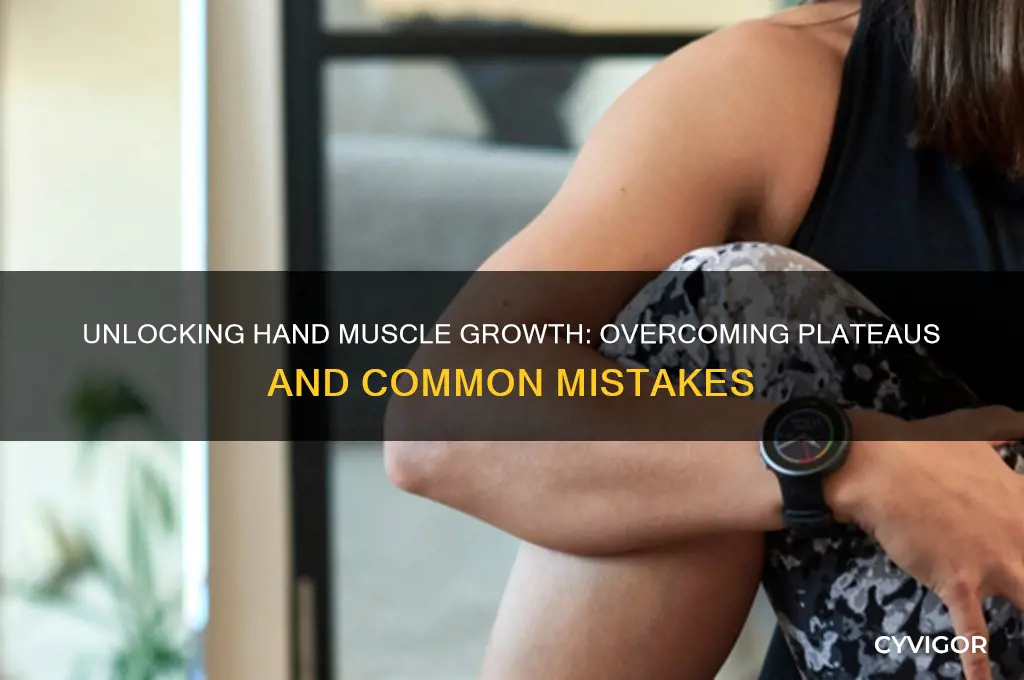 why my hand muscles are not growing
