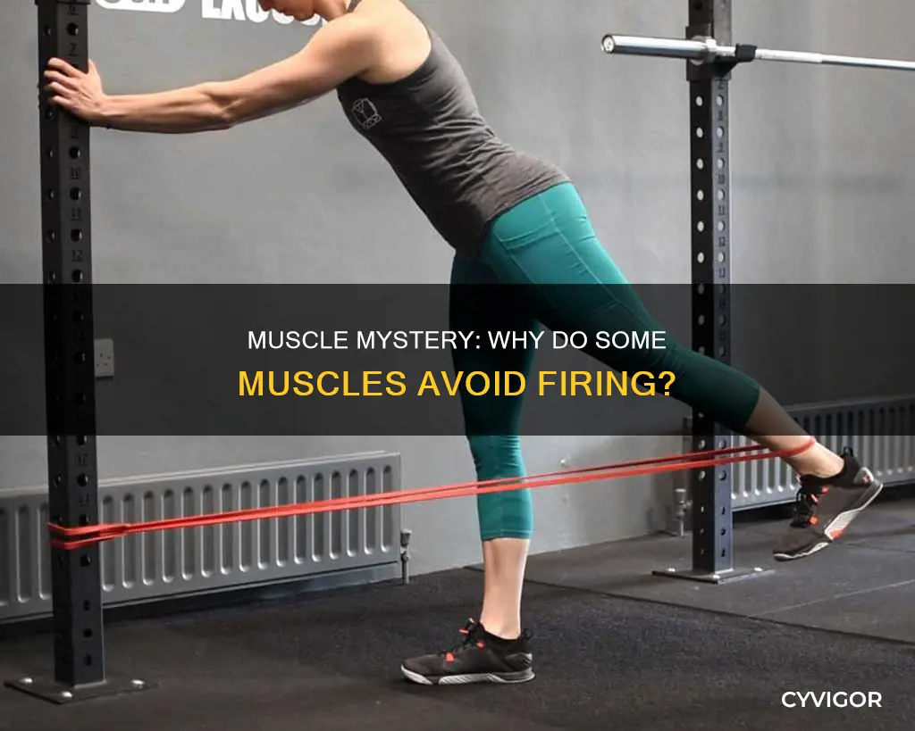 why some muscles avoid firing