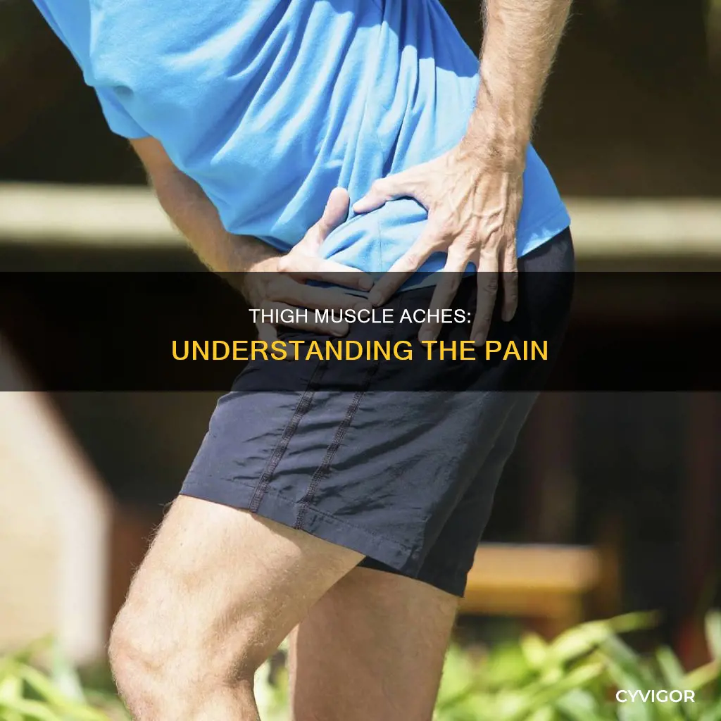 why thigh muscles aching