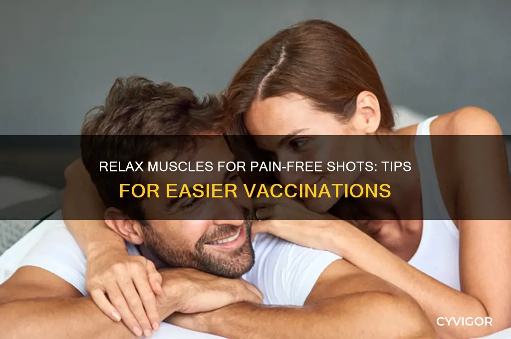 why to relax muscle when getting a shot