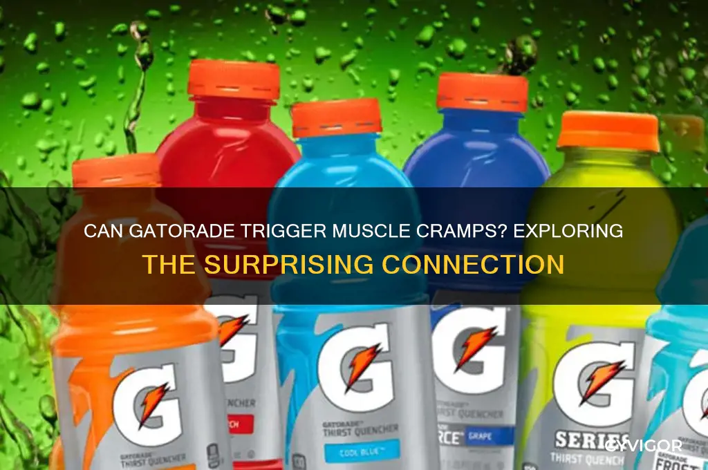 why would gatorade cause muscle cramping