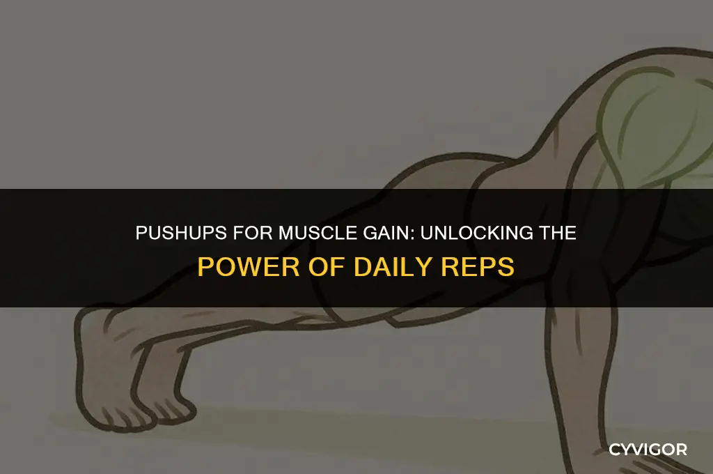 will 100 pushups a day build muscle