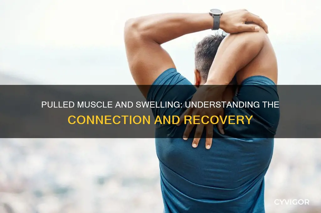 will a pulled muscle cause swelling