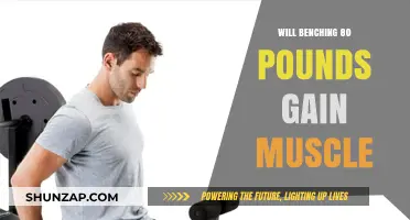 Can Benching 80 Pounds Effectively Build Muscle Mass?
