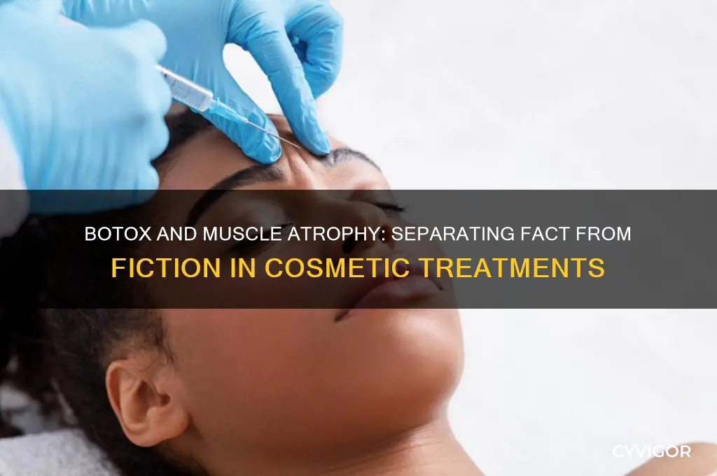 will botox cause muscle atrophy