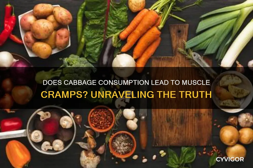 will cabbage cause muscle cramps