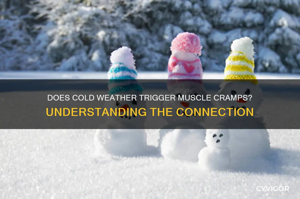 will cold weather cause muscle cramps