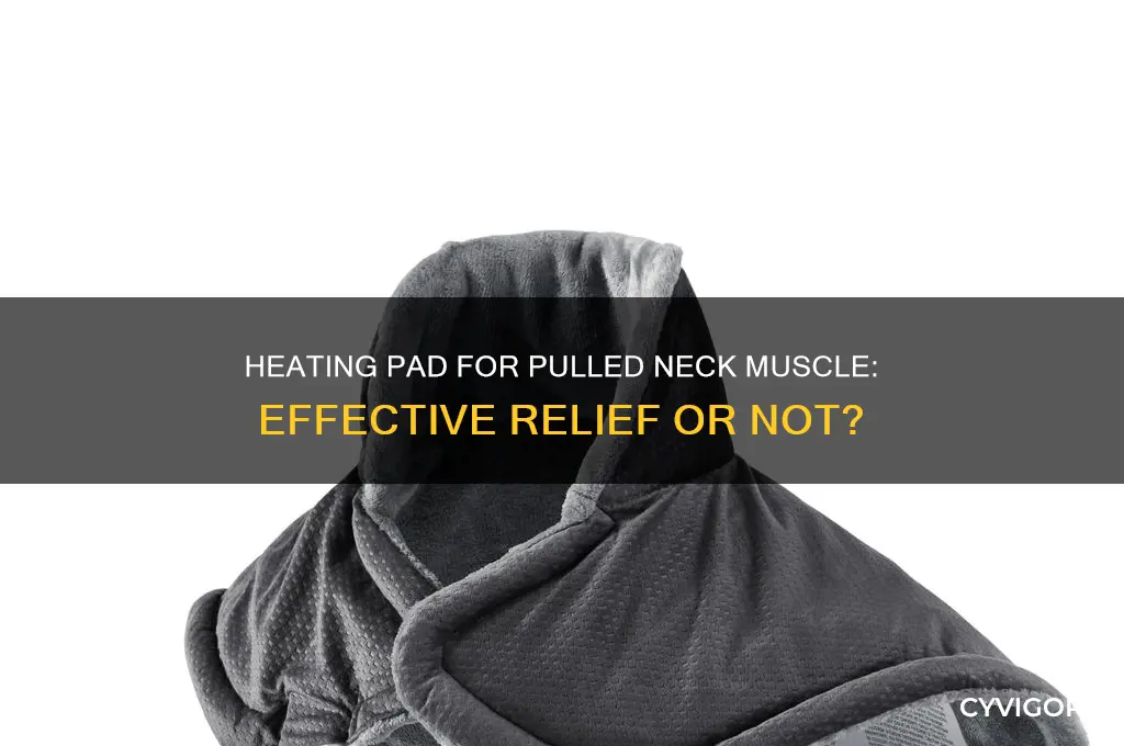 will heating pad work for pulled neck muscle