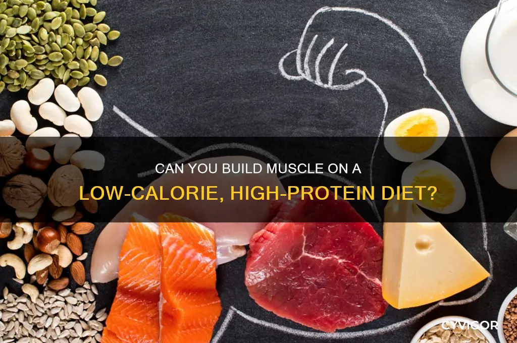 will i grow muscle with low calories but high protein