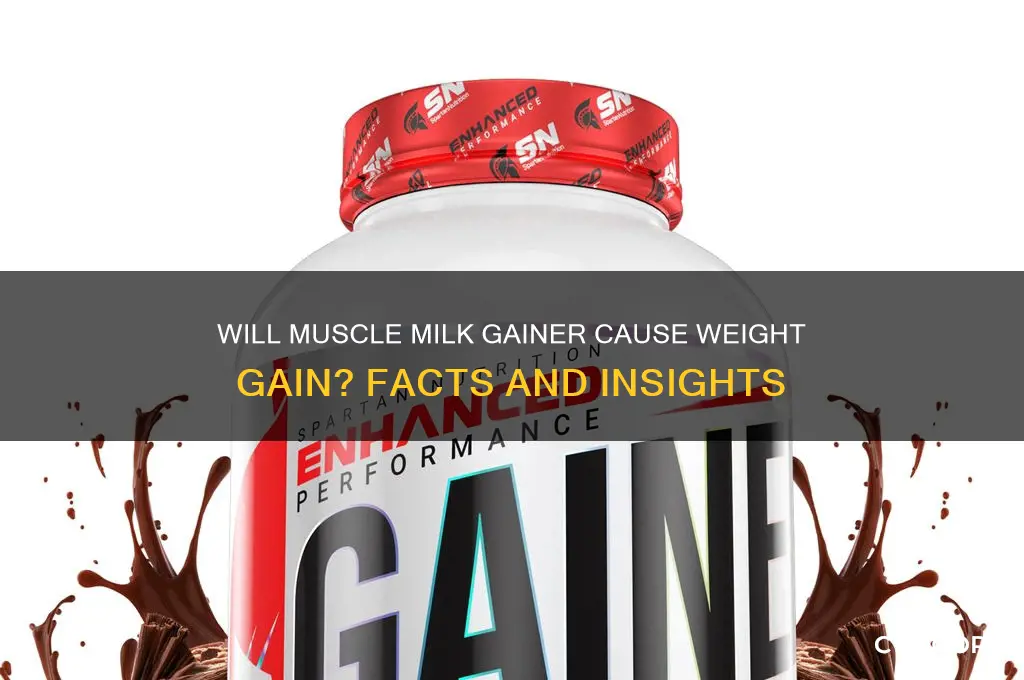 will muscle milk gainer make me fat
