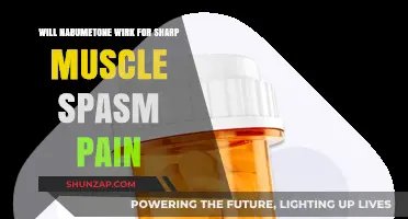 Nabumetone for Sharp Muscle Spasms: Effective Pain Relief or Not?