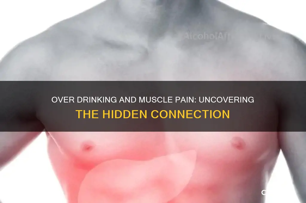 will over drinking cause muscle pain