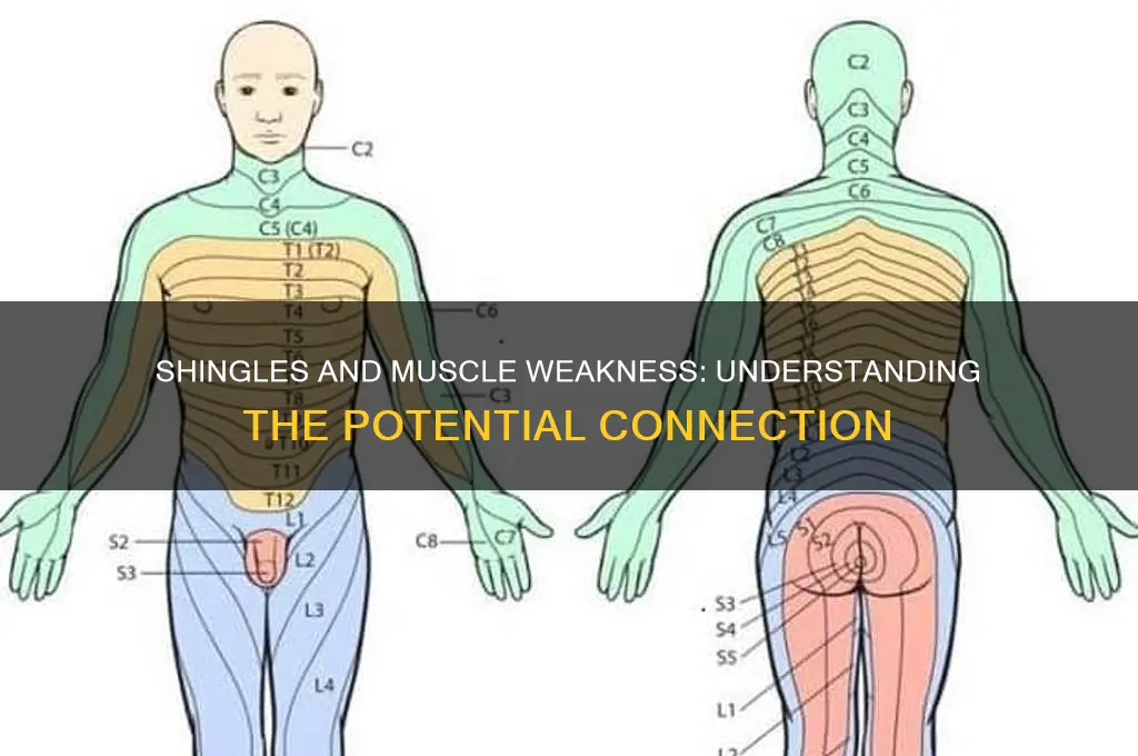 will shingles cause muscle weakness