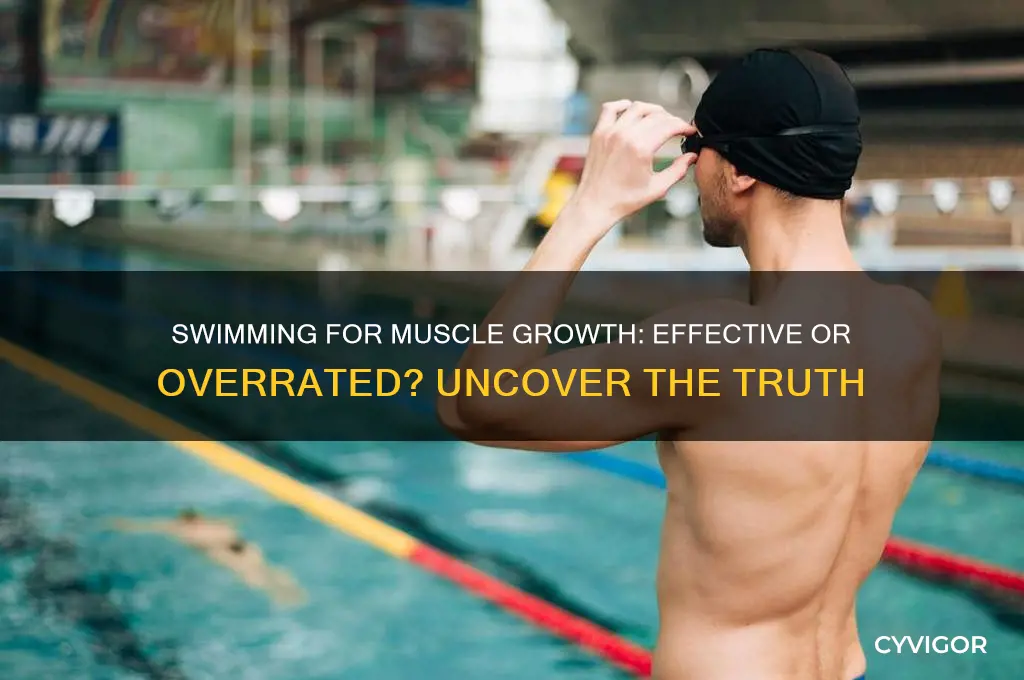 will swimming gain muscle mass