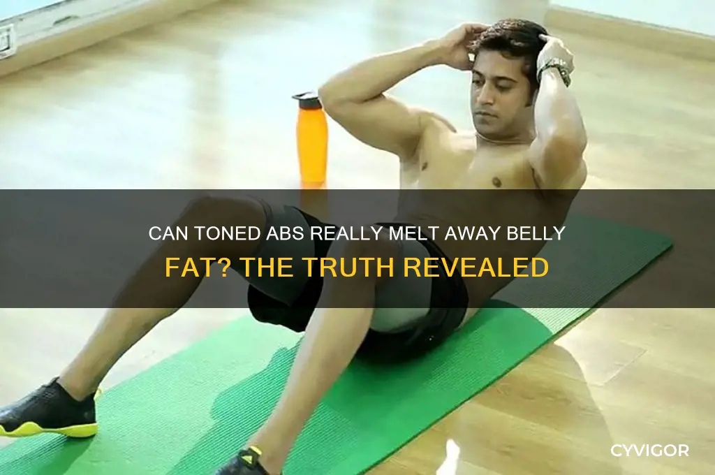 will working stomach muscles burn fat