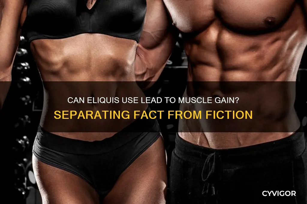will you gain muscle from the eliquis