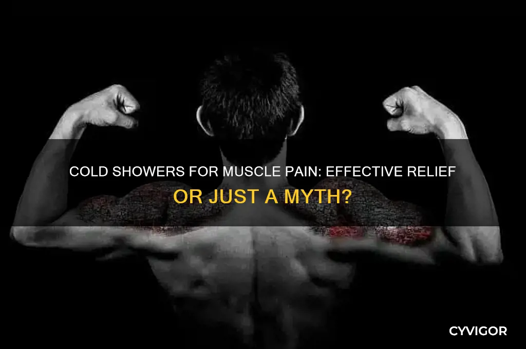 would a cold shower ease muscle pain