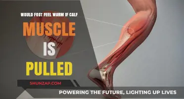 Pulled Calf Muscle: Does It Cause Warmth in Your Foot?